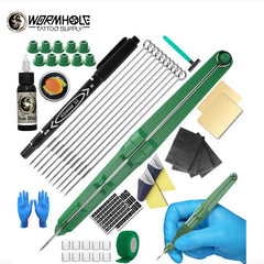 Kit de tatouage 3D à main et bâton, ensemble d'aiguilles à encre de tatouage à faire soi-même pour l'art corporel, bâton à main, Kit de tatouage pour débutants