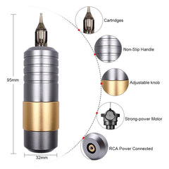 Complete Tattoo machine kit 4.5w Coreless motor Tattoo pen wireless/Adapter tattoo Power tattoo machine Set For Tattoo Artist - Bellelooks