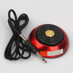 Tattoo Foot Pedal Stainless Steel 1.45M Fireproof Clip Cord Tattoo Foot Switch - Bellelooks