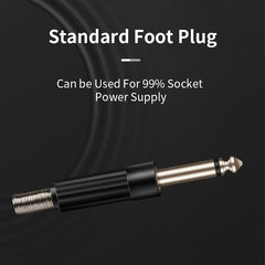 Tattoo Foot Pedal Stainless Steel 1.45M Fireproof Clip Cord Tattoo Foot Switch - Bellelooks