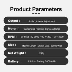 New Style DKLAB Wireless Tattoo Pen 2400mAh Lithium Battery Coreless Motor - Bellelooks