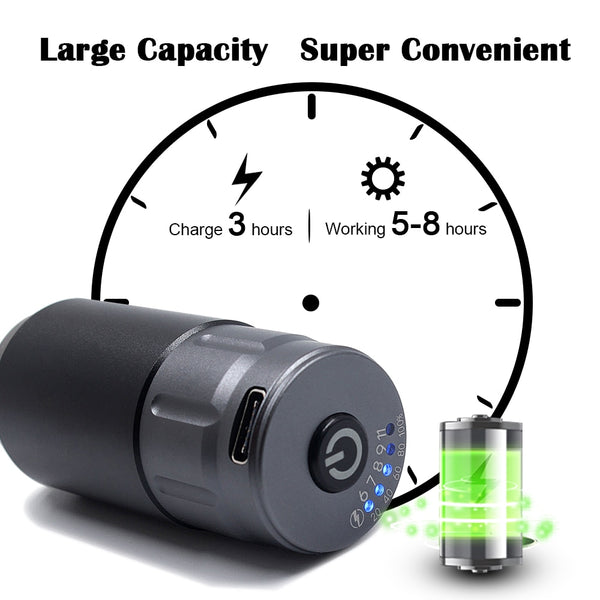 New Wireless Tattoo Power Supply Powerful LED Lithium Battery RCA Cord - Bellelooks
