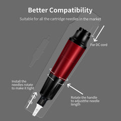 Professional Rotary Tattoo Machine Tattoo Pen Coreless Motor Tattoo Gun - Bellelooks