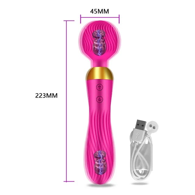 18 Speeds Powerful Dildo Vibrator AV Magic Wand G-Spot Massager Clitoris Stimulate Adults Goods Sex Toys For Women