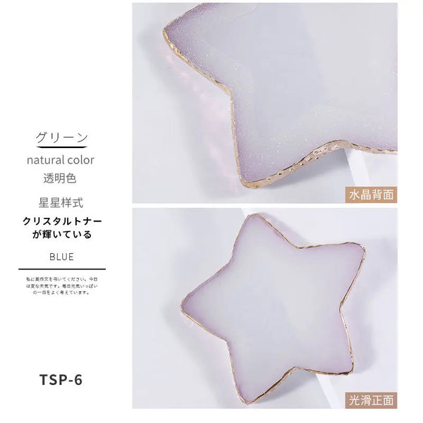 1PC Round Resin Agate Nails Color Palette For Nails Art Decoration Color Drawing Pallet Gel Polish Display Shelf Manicure Tool