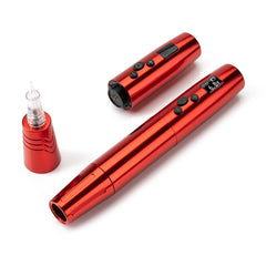 PRO 2in1 Wireless PMU Permanent Makeup Tattoo Pen Microblading Eyebrow Lip Eyeliner Tattoo Machine  2 Battery Kit