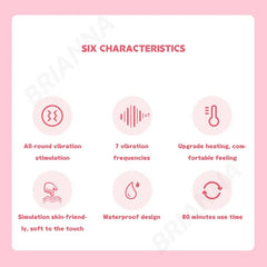 Cat paw vibrator cartoon cute soft silicone cat paw clitoral stimulation vibrators Heating charge sex toys for women massage