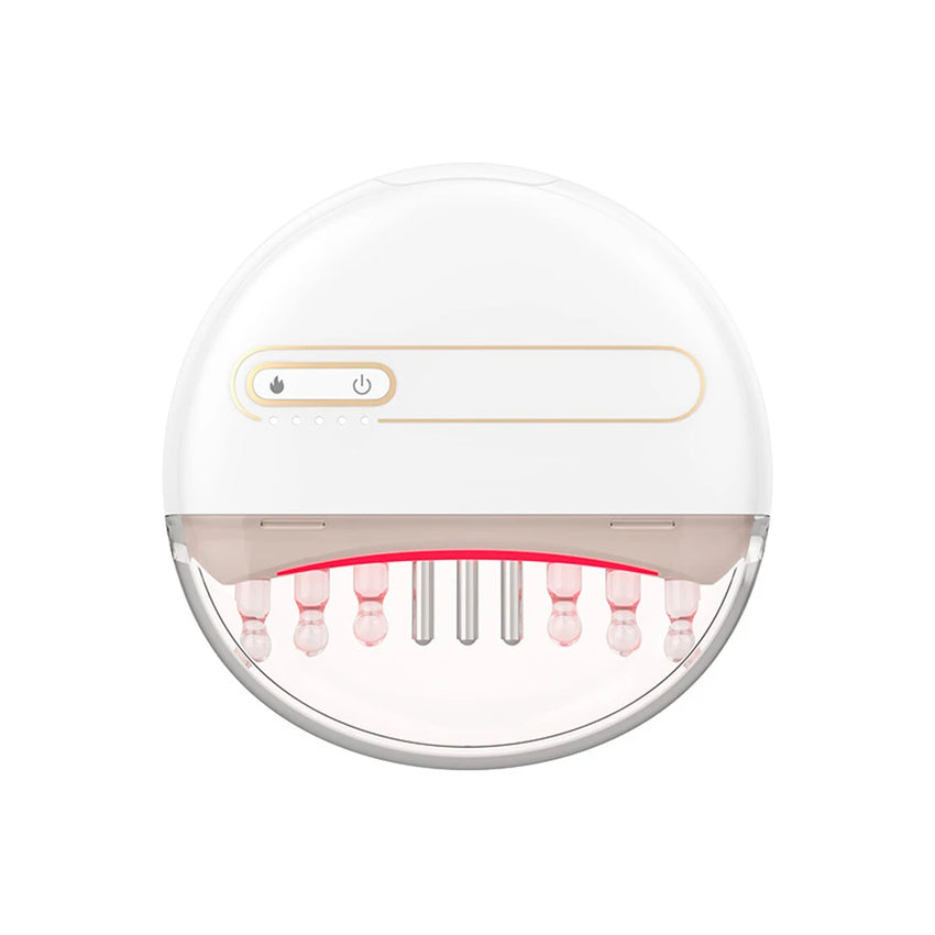 Electric Massage Comb Head Medication Dispenser Scalp Massage Comb Electric Vibration Essential Oil Introduction Ball