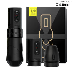 Tattoo Machine 3.5/4.0/4.6 Stroke Wireless Motor Lithium Battery RCA interface With 1/2 Rechargeable Battery
