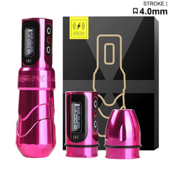 Tattoo Machine 3.5/4.0/4.6 Stroke Wireless Motor Lithium Battery RCA interface With 1/2 Rechargeable Battery