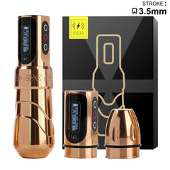 Tattoo Machine 3.5/4.0/4.6 Stroke Wireless Motor Lithium Battery RCA interface With 1/2 Rechargeable Battery