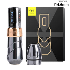 Tattoo Machine 3.5/4.0/4.6 Stroke Wireless Motor Lithium Battery RCA interface With 1/2 Rechargeable Battery