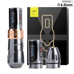 Tattoo Machine 3.5/4.0/4.6 Stroke Wireless Motor Lithium Battery RCA interface With 1/2 Rechargeable Battery