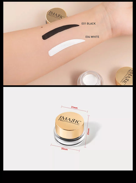 Eyeliner Waterproof Eyeliner Gel Makeup Cosmetic Gel Eye Liner With Brush 24 Hours Long-lasting  Eye Liner Kit