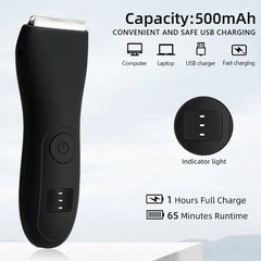 Mens Body Hair Trimmer for Men Balls Women Lady Shaver Hair Removal Bikini Trimmer Groin & Body Shaver Groomer  Arm Beard Razor