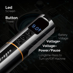 PMU Wireless Machine Permanent Makeup Miroblading for Eyebrows Eyeliner Lip Microshading Professional  SMP Rotary Tattoo Pen Set