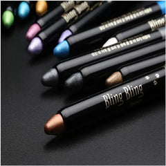 Pearlescent Silkworm Eyeshadow Pen 15 Color Waterproof Lasting Shiny Glitter Matte Nude Eyeliner Eye Shadow Stick Makeup Tools