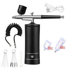 Portable Airbrush  with Compressor Mini Airbrush Art Painting Kit Air Brush for Nail Art Paint Cake K10 Airbrush Nail