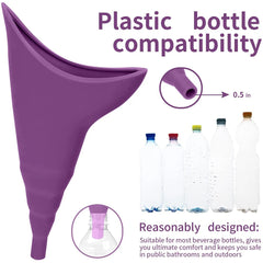 Portable Reusable Urinal Funnel with Extension Tube Urinal Standing Up to Pee Funnel For Camping,Hiking Female Urination Device