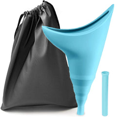 Portable Reusable Urinal Funnel with Extension Tube Urinal Standing Up to Pee Funnel For Camping,Hiking Female Urination Device