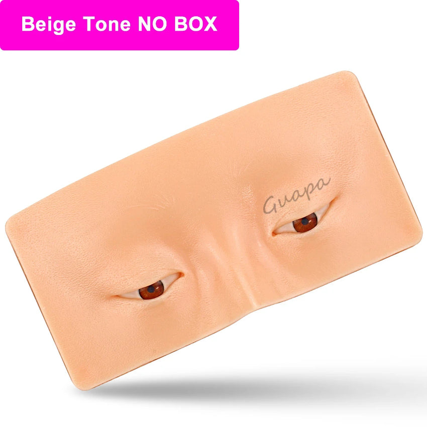Premium 5D Eyebrow Tattoo Practice Skin Eye Makeup Training Skin Silicone Practice Pad for Makeup Beauty Academy