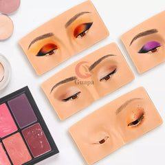 Premium 5D Eyebrow Tattoo Practice Skin Eye Makeup Training Skin Silicone Practice Pad for Makeup Beauty Academy