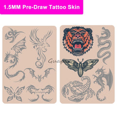 Premium 5D Eyebrow Tattoo Practice Skin Eye Makeup Training Skin Silicone Practice Pad for Makeup Beauty Academy