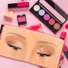 Premium 5D Eyebrow Tattoo Practice Skin Eye Makeup Training Skin Silicone Practice Pad for Makeup Beauty Academy