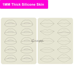 Premium 5D Eyebrow Tattoo Practice Skin Eye Makeup Training Skin Silicone Practice Pad for Makeup Beauty Academy