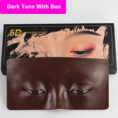 Premium 5D Eyebrow Tattoo Practice Skin Eye Makeup Training Skin Silicone Practice Pad for Makeup Beauty Academy