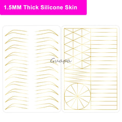 Premium 5D Eyebrow Tattoo Practice Skin Eye Makeup Training Skin Silicone Practice Pad for Makeup Beauty Academy