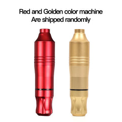 Professional Tattoo Machine Rotating Pen Tattoo Pen Portable Power Mini Pedal Tattoo Beginner Supply Free Shipping Makeup Set