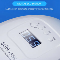 SUNX5 Plus UV Led Lamp For Nail Dryer UV Gel Varnish With Dual-source 36Leds/72W 45Leds/90W Nail Lamp Nail Art Salon Manicure