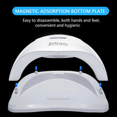 SUNX5 Plus UV Led Lamp For Nail Dryer UV Gel Varnish With Dual-source 36Leds/72W 45Leds/90W Nail Lamp Nail Art Salon Manicure