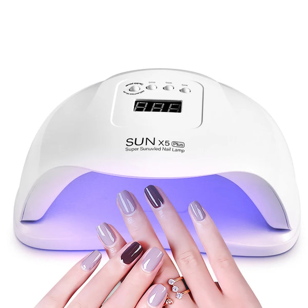 SUNX5 Plus UV Led Lamp For Nail Dryer UV Gel Varnish With Dual-source 36Leds/72W 45Leds/90W Nail Lamp Nail Art Salon Manicure