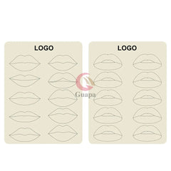 1mm Thick Lip Practice Skin Double Side Stencil for PMU machine Microblading Practice Skin for Permanent Makeup Tattoo Artists