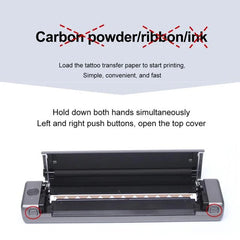 Tattoo Printer Thermal Template Machine Wireless Bluetooth Professional A4 Paper Printer Compatible With Android Ios Portable