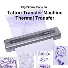 Tattoo Printer Thermal Template Machine Wireless Bluetooth Professional A4 Paper Printer Compatible With Android Ios Portable