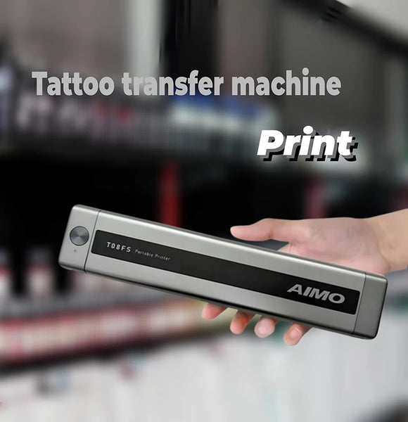 Tattoo Printer Thermal Template Machine Wireless Bluetooth Professional A4 Paper Printer Compatible With Android Ios Portable