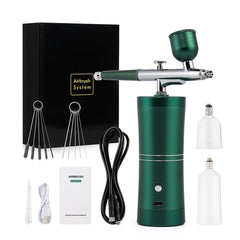 Top 0.3mm Portable Airbrush With 150cm Air Tube Cake Pastry Painting Sprayer Makeup Hair Dye Barber Nail Art Paint Spray Gun