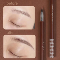 Waterproof Eyebrow Pencil Naturally Ultra-fine Shadow Eyeliner Liquid Eyebrow Tattoo Pen Non-smudge-staining Eyebrow Pencil 1PCS
