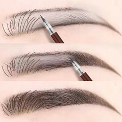 Waterproof Eyebrow Pencil Naturally Ultra-fine Shadow Eyeliner Liquid Eyebrow Tattoo Pen Non-smudge-staining Eyebrow Pencil 1PCS