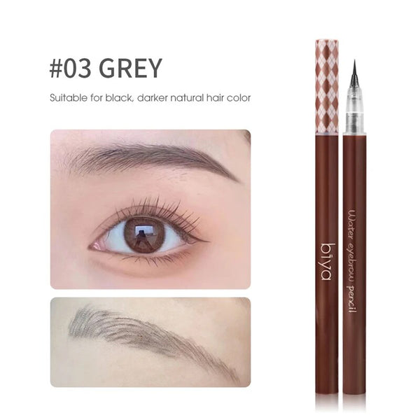Waterproof Eyebrow Pencil Naturally Ultra-fine Shadow Eyeliner Liquid Eyebrow Tattoo Pen Non-smudge-staining Eyebrow Pencil 1PCS
