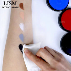 White Lip Skin Marker Pen Microblading Mapping Paste Permanent Makeup Skin Marker Paste Eyebrow Shaping Brow Tattoo Tinting Kit