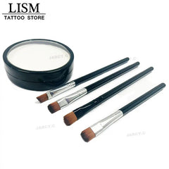 White Lip Skin Marker Pen Microblading Mapping Paste Permanent Makeup Skin Marker Paste Eyebrow Shaping Brow Tattoo Tinting Kit
