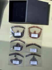 Wigundle  Lace Beard Natural Fake Beard for Men Mustache Hand-made Cosplay Synthetic Lace Invisible Beards