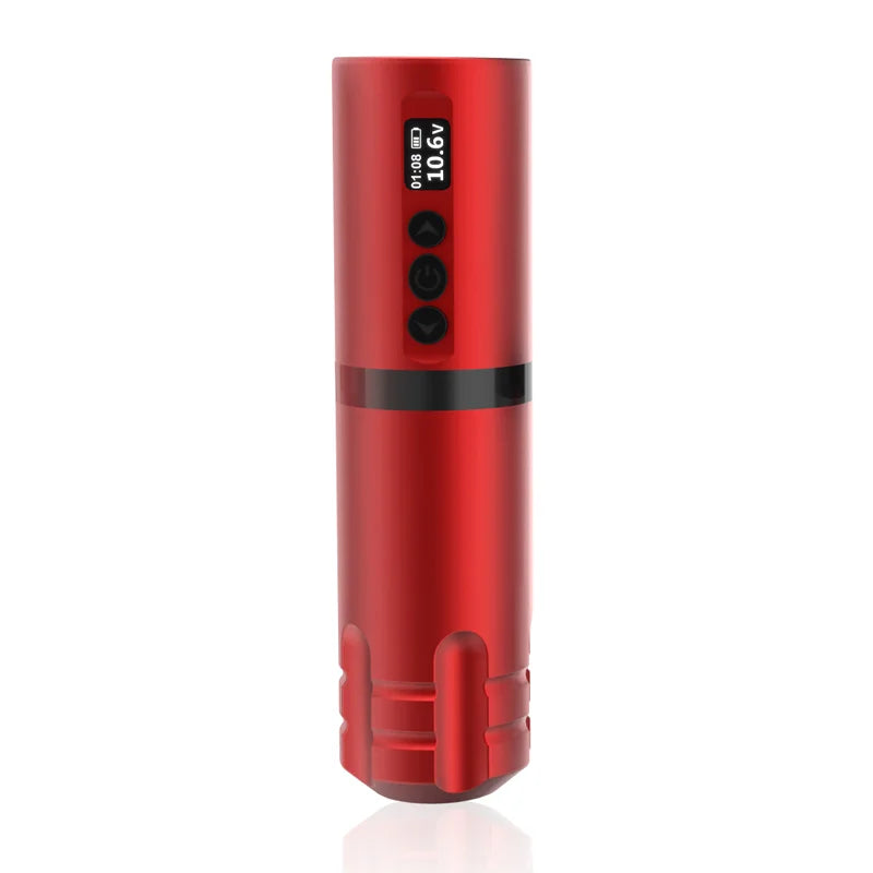 Wireless Tattoo Machine Pen Stroke 4.0mm Digital Display Battery Powerful Motor Professional Tattoo Guns Low Noise Motor