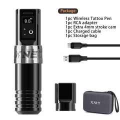 XNET Torch Professional Wireless Tattoo Pen Machine Strong Coreless Motor 1950mAh Lithium Battery for Tattoo Artist
