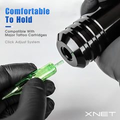 XNET Torch Professional Wireless Tattoo Pen Machine Strong Coreless Motor 1950mAh Lithium Battery for Tattoo Artist
