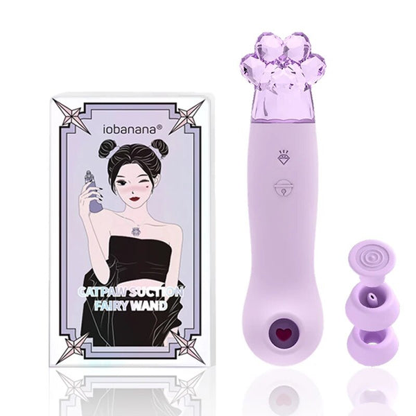 fairy clitoris sucker Artificial crystal stone decoration sucking vibrator clitoral stimulator nipple sucker sex toys for women